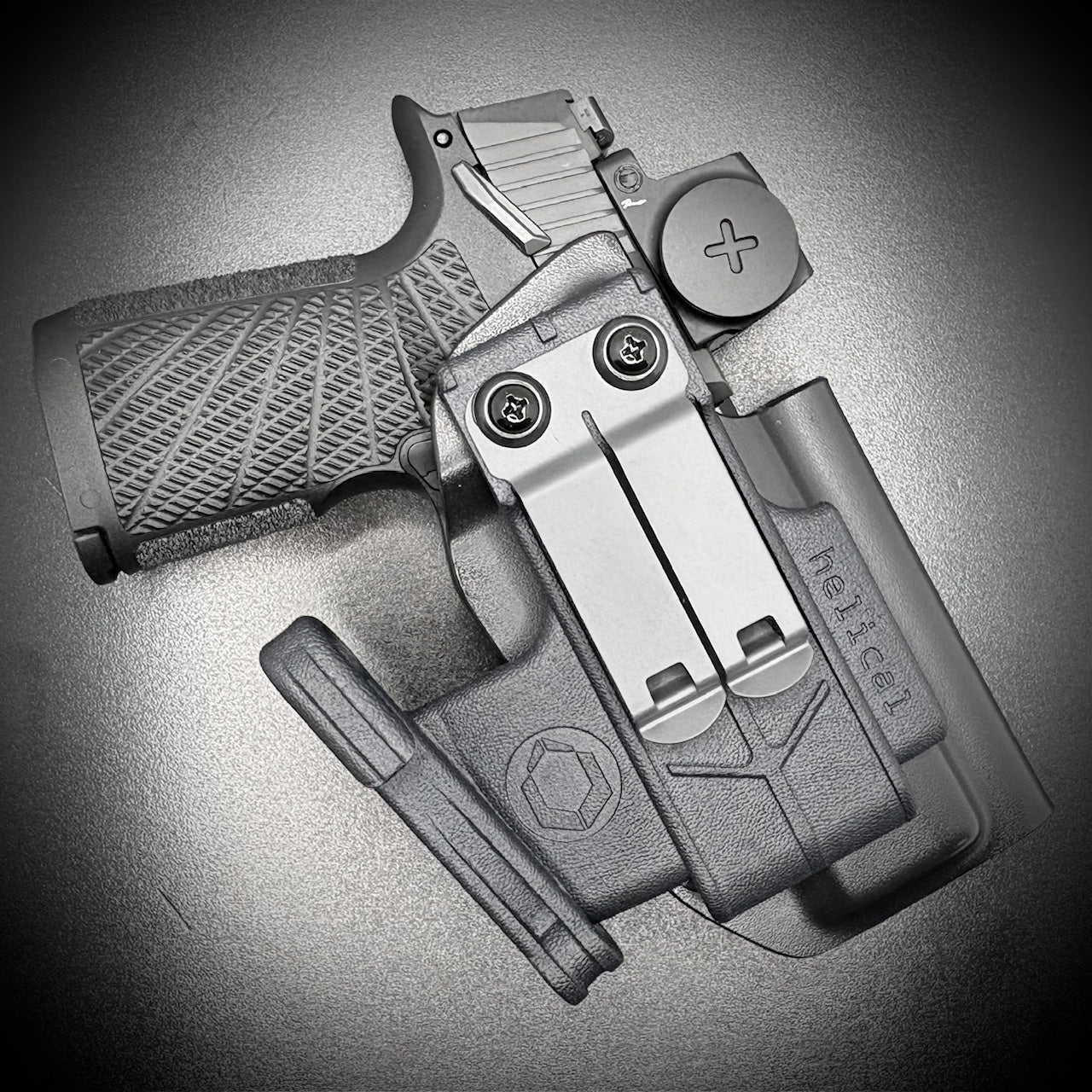 Complete Helical Steel Clip Holster System - $70