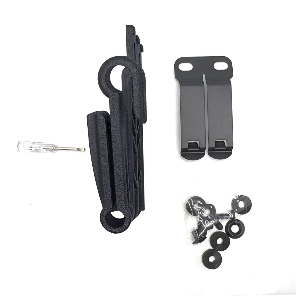 Add To Your Holster - Helical Steel Mono-Block Belt Clip Kit